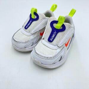Nike Toddler White Air Max Bolt Sneakers Size 4C CW1629-103